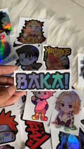 Stiker Hologram BAKA untuk Kasus HP & Laptop Ukuran 8 cm