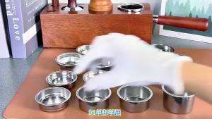 51/54/58mm Blind Filter Basket Stainless Steel Backflush Insert Filter Bowl Coffee Powder Cup Basket for Espresso Coffee Machine