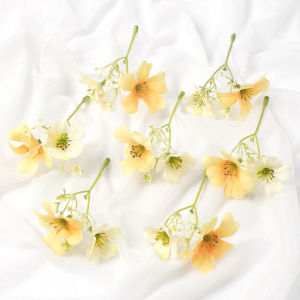 10/20Pcs Artificial Flowers 10.5CM Fake Flowers Branch for Home Decor Garden Wedding Decoration Gift Garland Bouquet Accessories