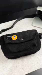 Tas Selempang Nova - Mini Slingbag Uniseks Tas Pria Wanita Corduroy Polos Tapax I FREE 2 BROSS