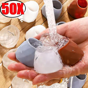 50pcs Furniture Bottom Reduce Noise Case / Non-slip Silent Chair Leg Foot Protect Cover Cap / Desk Leg Protective Cover Home Accessories / Furniture Bottom Reduce Noise Caps