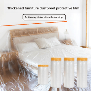 Masking film protective plastic sheet self-adhesive anti-paint spray film wall decoration furniture protective film