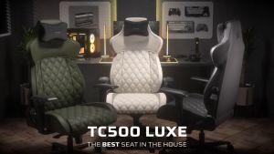Corsair TC500 LUXE Series Gaming Chair - Frost/Shadow/Sherwood