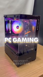 PC GAMING CORE i7 | RAM 16 GB | VGA 4 GB | SSD 128 GB | MONITOR 24 INCH 100HZ SIAP PAKAI FULLSET TERMURAH