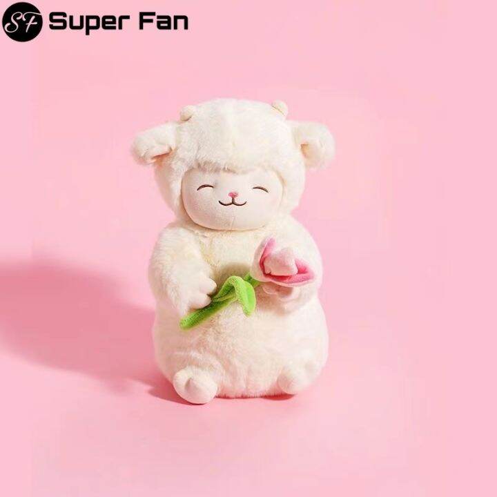 (Super Fan) Lamb Tulip Plush Doll Sheep Cute Doll Toy Pillow Girl Gift ...