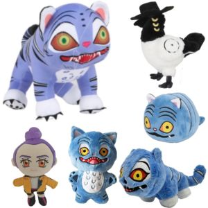 2025 New Kpop ‌Demon Hunters Cosplay Plush Tiger Magpie Plushie Doll For Adult Kids ‌‌‌Anime Collection Halloween-Christmas gift