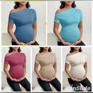 BB BKK Plain Color Maternity Pregnant Asymetric T-shirt Top - xs to large - basic clothes - timeless piece - casual office or party - classic piece - super kapal ng tela - hindi kayo magsisi - our aim is to produce quality clothes - premium fabric -