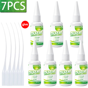 All Purpose 502 Super Glue Instant Adhesive Quick Fixes Strong Bonding For Wood Plastic Metal Repair Ceramic Model Liquid Clear