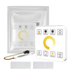 DC5-24V WS2811 Horse Race Strip Controller 86Touch Panel Running Water Flowing Tape Controller DW/CCT/RGB Led Strip Light Dimmer