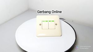 Saklar Engkel Double Inbow Ganda Tanam Dinding IB VISICOM VS 902