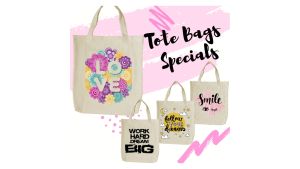 High-Quality Canvas Tote Printed Bag Power Words Collection#2 by kritona.PH katsa casual bags