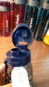 Bình Đựng Nước Kita Fami Nhựa Tritan 350ml Nhỏ Gọn Tiện Lợi Có Dây Đeo Cho Bé-Bibomart