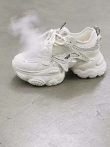 Belle | Breathable Mesh Thick Sole Heel Increase Shoes