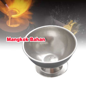 Mangkok Kowi Lebur Emas 70/95mm Mangkuk Alkimia Kowi Stainless Lebur Emas Mangkuk Tawas