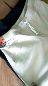 Celana Pendek Pria Dewasa Rib Pinggang Karet Bahan Katun Twill Strect Melar