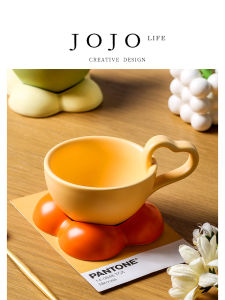 JOJO LIFE | Creative Adorable Cloud-Themed Cup and Saucer Set
