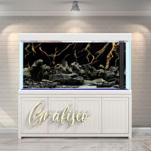 Stiker Background Aquarium Motif Bawah Laut Underwater