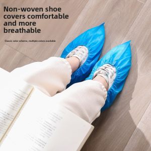 MONLEYTA | Disposable Thickened Non-woven Indoor Shoe Covers Waterproof Slip-resistant For Home Use Children Special Foot Covers Reusable