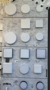 MIDEA M1 LED SURFACE DOWNLIGHT ROUND AND SQUARE 18W/24W 3 COLOUR LED LIGHT