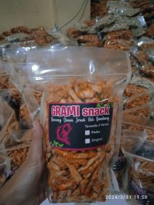 basreng stick pedas gurih+daun jeruk1/2kg