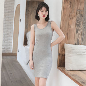 ฤดูใบไม้ผลิฤดูร้อน Pure Desire กระโปรง Modal ความยาวกลางฐานชั้นสะโพก SLIM FIT ชุดสตรี