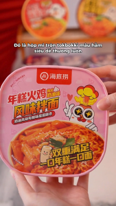 Mì Trộn Gà Cay Hàn Quốc Và Mì Gà Cay Tokbokki Sốt Kem Haidilao – Tiện Lợi Đậm Đà
