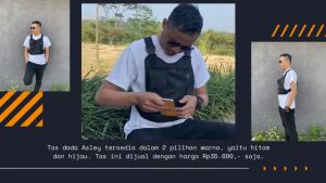 Tas Dada Cowok Tactical Army Brimob Polri Terbaru 2023 Anti Air Waterproof Murah kekinian