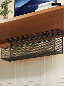 WUBUWEI | Cable Management Rack for Computer Desk Cable Organizer No Drilling