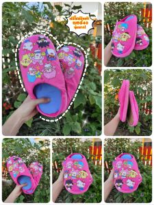 🧑🎄รองเท้าสลิปเท้าสลิปเปอร์สีชมพูน่ารัก😍เกรดA พื้นหนานุ่ม💕ขนาดใหญ่ฟรีไซด์ถึงเบอร์ 40💕