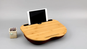 โต๊ะตัก โต๊ะวางโน๊ตบุ๊ค โต๊ะวางแล็ปท็อป  นิ้วพร้อมหมอนรองกันลื่น ยอเนกประสงค์ทนแบบพกพาถาดต พร้อมช่องใส่การ์ด ใช้งานได้ทั้งเป็นโต๊ะและหมอน