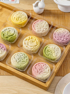 แม่พิมพ์ทำขนมไหว้พระจันทร์แบบกดมือ รุ่นใหม่ ปี 2025 สำหรับใช้ในบ้าน เกรดอาหาร สไตล์ไทย สำหรับทำขนมถั่วต่างๆ สีเขียว ชนิด ขนาด 100 กรัม และ 75 กรัม