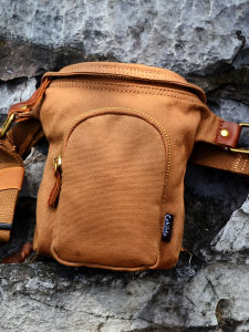 Casual Canvas Mens Crossbody Bag Outdoor Worksite Small Bag Leisure Shoulder Bag Single Strap Backpack Soft Polyester Lining