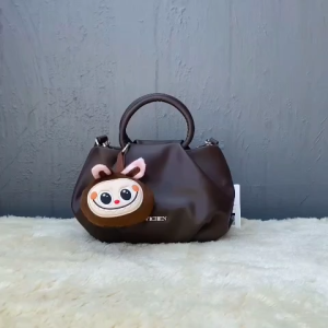 BJ65029 - AS PICT - TAS SLEMPANG HANDBAG FREE GANTUNGAN LABUBU TAS WANITA FASHION IMPORT MODIS ELEGAN TERMURAH TERLARIS TERBARU TAS BATAM ZCJ5029
