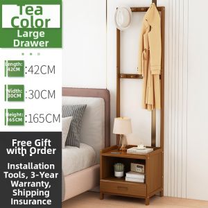 MOLORE | Modern Multifunction Solid Wood Bedside Cabinet