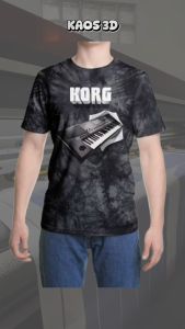 Kaos 3D 3 Dimensi Korg Keyboard Premium Bangkok Thailand
