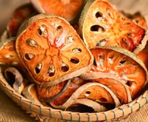 มะตูมอบแห้ง ใช้ทำน้ำมะตูม หอม สดชื่น ดื่มดี