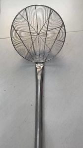 Vợt Vòng inox Cán Inox  công nghiệp vớt đồ chiênránluộc hàng dày loại 1