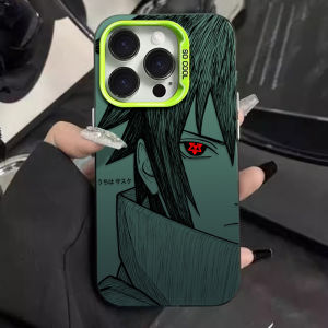 Bandai | Anime Naruto Sasuke Vẽ Đường Nét Ốp Điện Thoại Cho Xiaomi Redmi Note Series Matte Chống Trầy Xước Vỏ Bảo Vệ 12S 11S 10S 9S 4G 5G