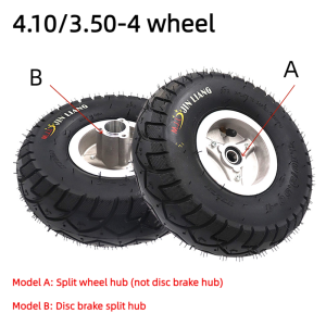 4.10/3.50-4 Scooter warehouse trolley inner and outer tires Small tricycle amusement train wheel hub