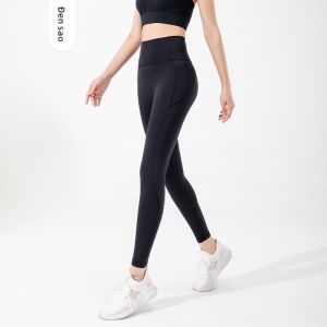 Quần Tập Yoga Cạp Cao Không Dây Quần Thể Thao Chạy Bộ Quần Thể Thao Thường Ngày Quần Dài Nine-Minute Quần Áo Thể Thao Ngoài Trời