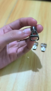 Kepala resleting cebol no.5 normal neckel isi 100 pcs