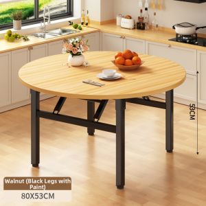 FWTDF | Extendable Round Rotatable Dining Table