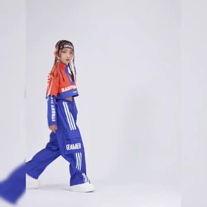 Trang phục biểu diễn thi đấu thể thao trường tiểu học cho bé trai và bé gái đồng phục lớp biểu diễn cổ vũ trang phục nhảy đường phố thời trang cho trẻ em