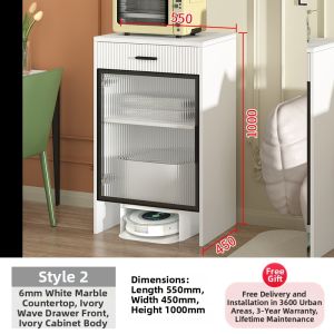 QIANGXIANG | Space-saving Wall-mounted Kitchen Storage Cabinet