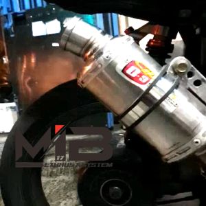 Knalpot CLD Racing C3 Bulat Honda Beat Scoopy Vario