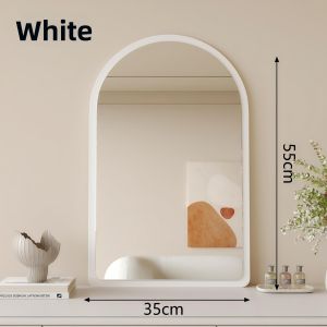 MU FENG ZHI NAN | Vintage Wall Mounted Mirror Arch Shaped