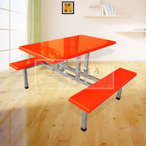 Modern Simple Dining Table And Chair Set for 4 Or 6 People in Noodle Shop Snack Bar Fast Restaurant Breakfast Table And Chair