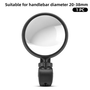 West Biking | WEST BIKING Bike Convex Rearview Mirror HD Wide Angle Bike Rear View Mirror Quick Release 360° Adjustable MTB Road Bike Mirror