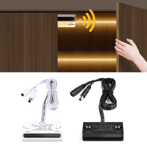 Door Sensor Control Switch DC12V-24V Double Side Induction For LED Strip /Bar Light Cabinet Wardrobe Closet Cupboard Lighting