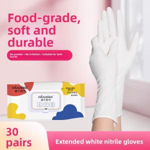 DINGQING | Food Grade Kitchen Nitrile Gloves for Cooking and Dishwashing